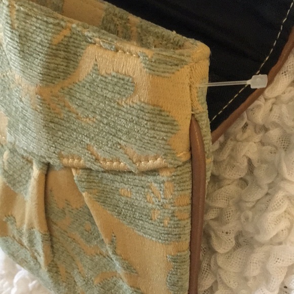 Velour Demask Vintage look Clutch - Picture 7 of 8